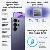 Galaxy S26 Ultra de 1 To de Samsung - Bleu ciel - Déverrouillé