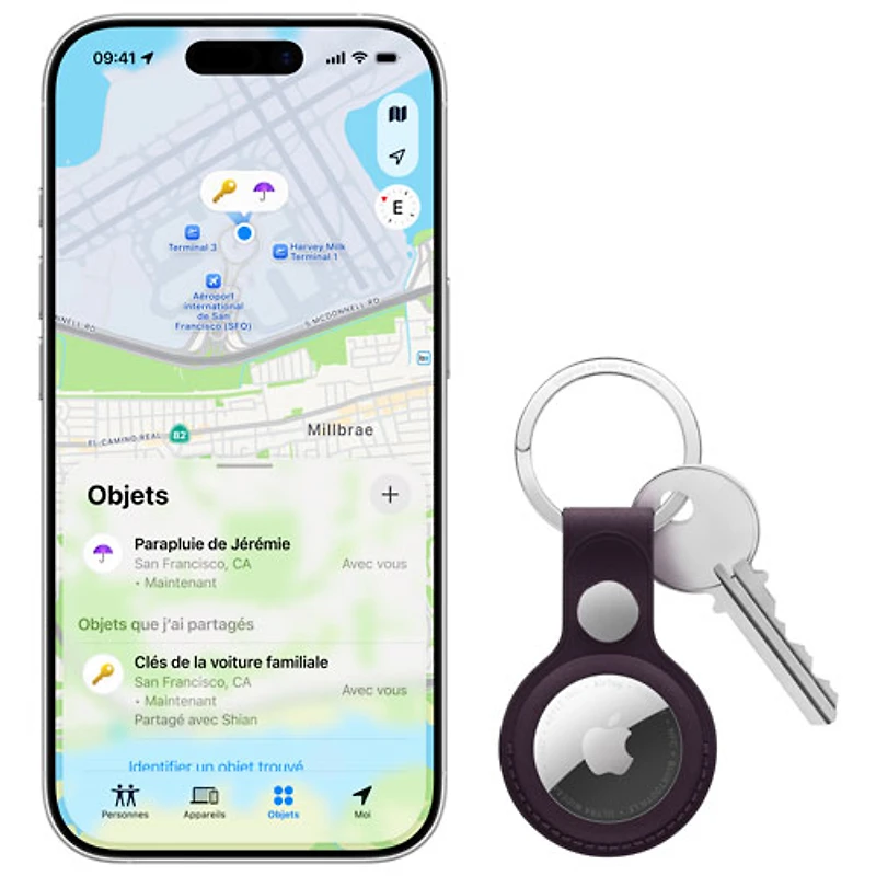 Apple AirTag (2nd generation) Bluetooth Item Tracker - White