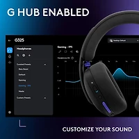 Logitech G325 LIGHTSPEED Wireless Gaming Headset - Black