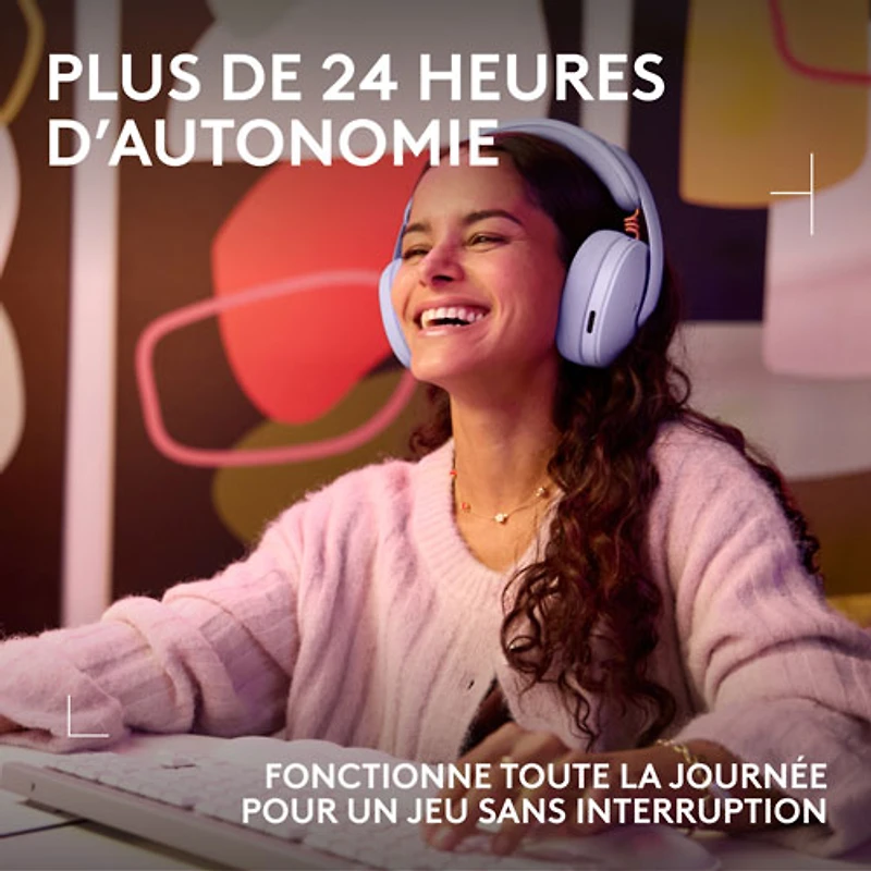 Logitech G325 LIGHTSPEED Wireless Gaming Headset - Lilac