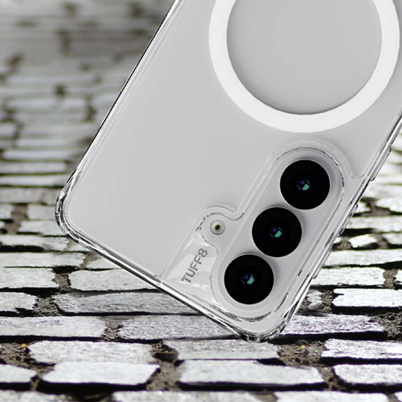 TUFF8 Fitted Hard Shell Case for Galaxy S26 - Clear