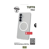 TUFF8 Fitted Hard Shell Case for Galaxy S26+ (Plus) - Clear