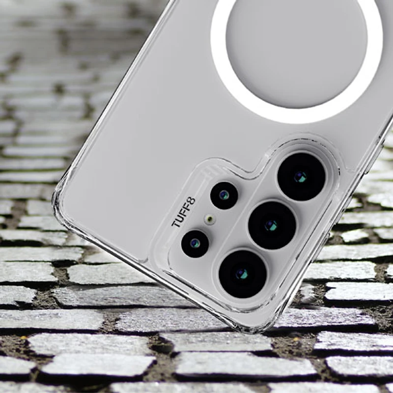 TUFF8 Fitted Hard Shell Case for Galaxy S26 Ultra - Clear