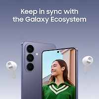 Écouteurs boutons 100 % sans fil à isolation sonore Galaxy Buds4 de Samsung - Blanc