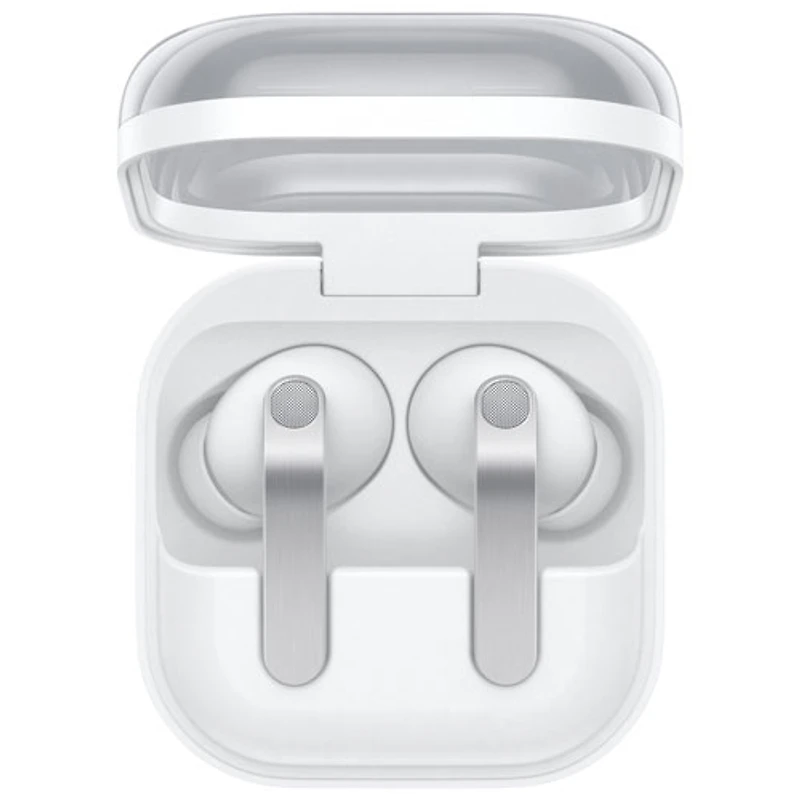 Écouteurs boutons 100 % sans fil à suppression du bruit Galaxy Buds4 Pro de Samsung - Blanc