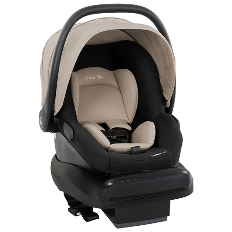Système de transport Pivot NXT avec siège d'auto pour bébé LiteMax NXT d'Evenflo - Latte