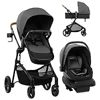 Evenflo Pivot NXT Travel System with LiteMax NXT Infant Car Seat - Silverado Grey