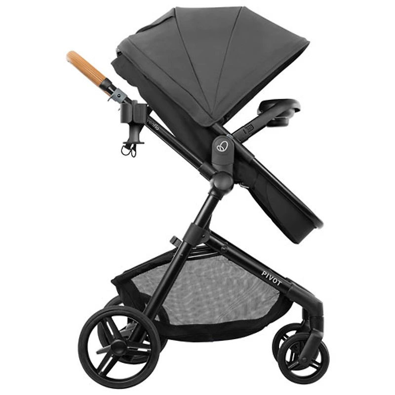Evenflo Pivot NXT Travel System with LiteMax NXT Infant Car Seat - Silverado Grey