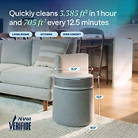 Purificateur d'air à filtre HEPA Blue Signature de Blueair - Gris pâle