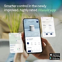 Purificateur d'air à filtre HEPA Blue Signature de Blueair - Gris pâle