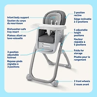 Graco DuoDiner DLX 6-in-1 High Chair - Arlo