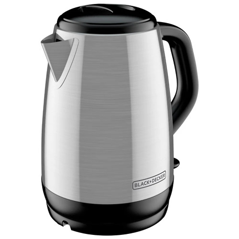 Black & Decker Cordless Electric Kettle - 1.7L - Stainless Steel