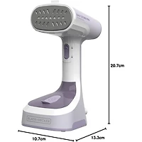 Défroisseur à vapeur portatif 1200 W Easy Store de Black & Decker (GS0311-0PDC) - Violet/Blanc