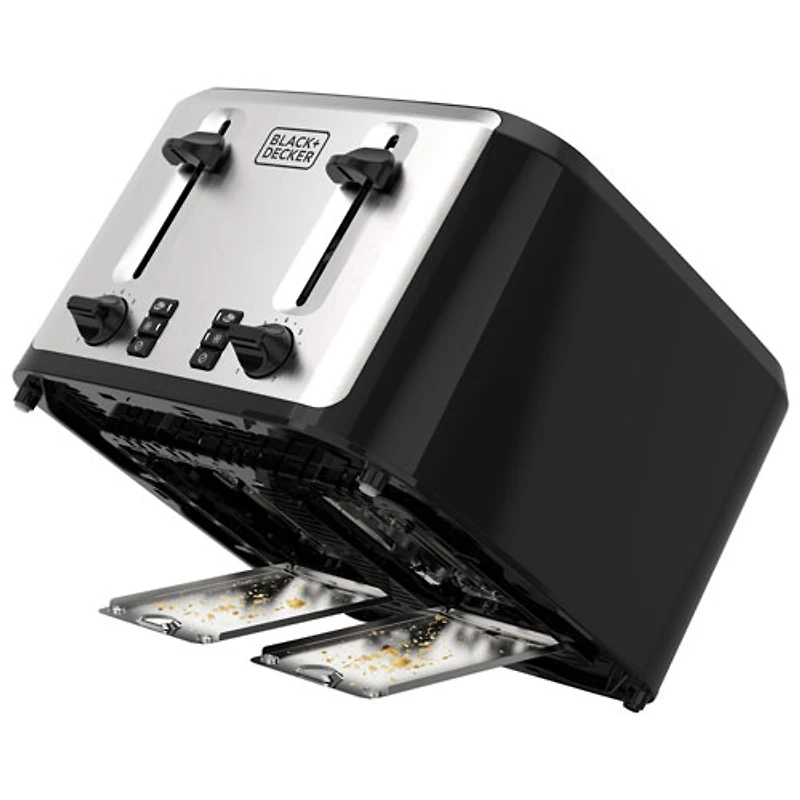 Black & Decker Toaster - 4-Slice - Black