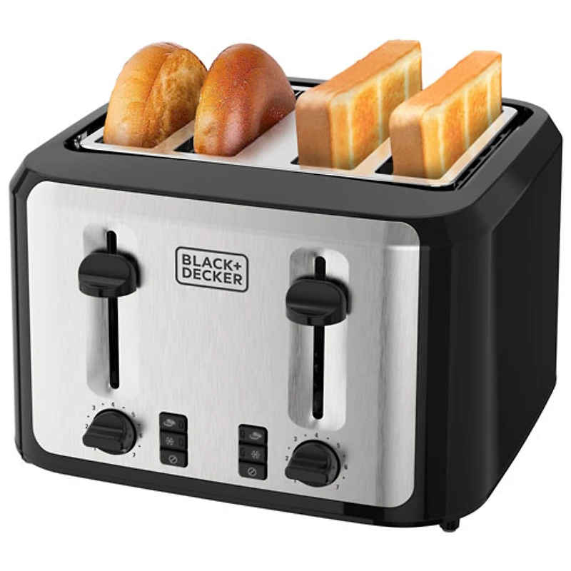 Black & Decker Toaster - 4-Slice - Black