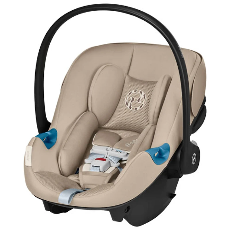 Siège d'auto pour bébé orienté vers l'arrière Aton G Swivel de Cybex - Beige amande
