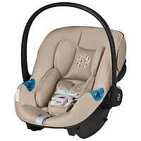 Siège d'auto pour bébé orienté vers l'arrière Aton G Swivel de Cybex - Beige amande