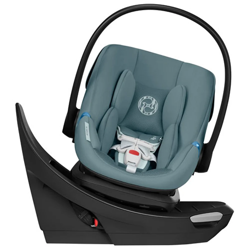 Siège d'auto pour bébé orienté vers l'arrière Aton G Swivel de Cybex - Bleu tempête