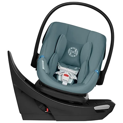 Siège d'auto pour bébé orienté vers l'arrière Aton G Swivel de Cybex - Bleu tempête