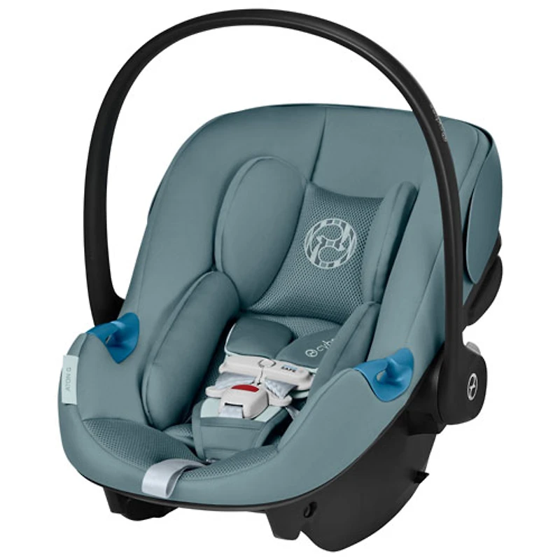 Siège d'auto pour bébé orienté vers l'arrière Aton G Swivel de Cybex - Bleu tempête