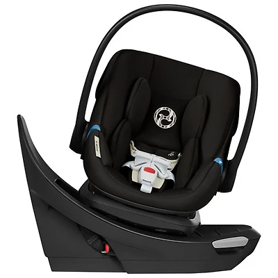 Siège d'auto pour bébé orienté vers l'arrière Aton G Swivel de Cybex - Noir lunaire