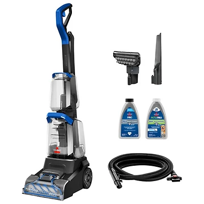 Aspirateur et nettoyeur en profondeur vertical pour tapis PowerClean TurboBrush Pet Reach de Bissell