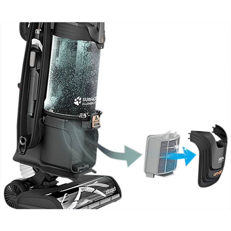 Bissell SurfaceSense Allergen Lift-Off Pet Upright Vacuum