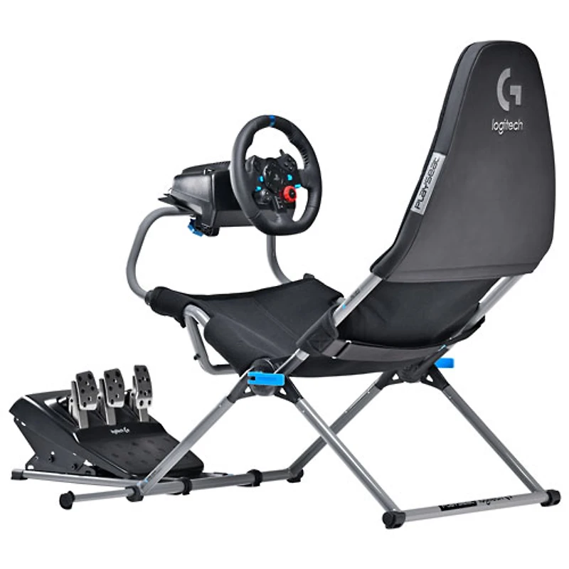 Poste de simulation de course Challenge X Logitech édition G d'Uni Playseat