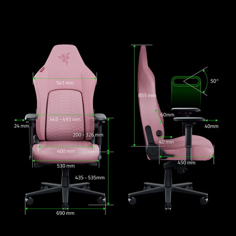 Razer Iskur V2 NewGen Ergonomic EPU Leather Gaming Chair