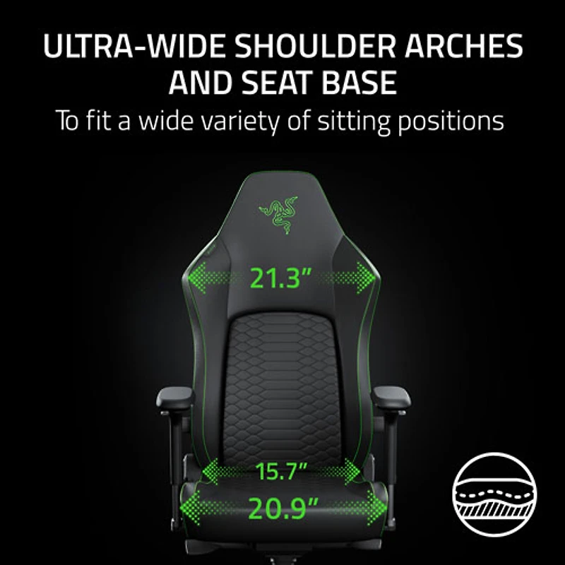Razer Iskur V2 NewGen Ergonomic EPU Leather Gaming Chair