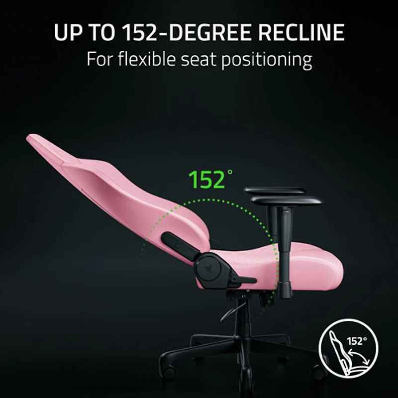 Fauteuil de jeu ergonomique en cuir EPU Iskur V2 X NewGen de Razer - Quartz
