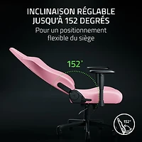 Fauteuil de jeu ergonomique en cuir EPU Iskur V2 X NewGen de Razer - Quartz