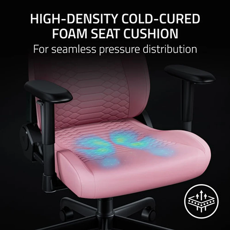 Fauteuil de jeu ergonomique en cuir EPU Iskur V2 X NewGen de Razer - Quartz