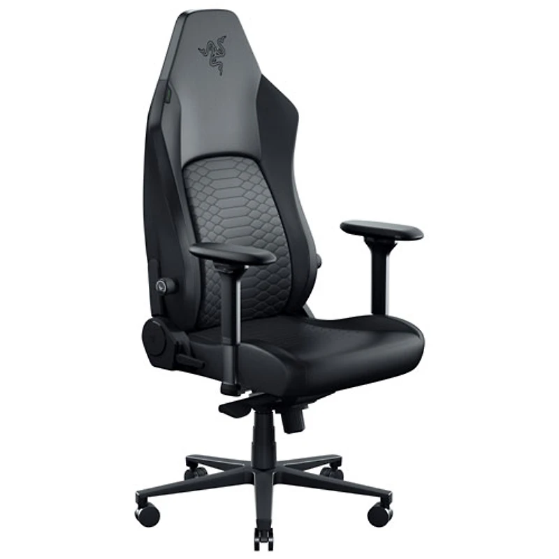 Fauteuil de jeu ergonomique en cuir EPU Iskur V2 NewGen de Razer - Noir