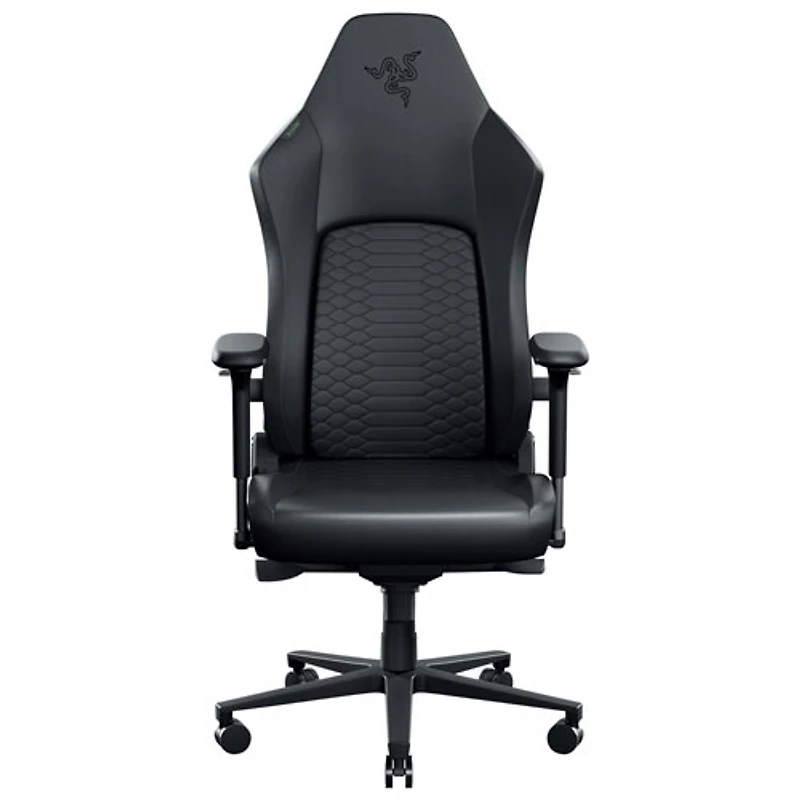 Fauteuil de jeu ergonomique en cuir EPU Iskur V2 NewGen de Razer - Noir
