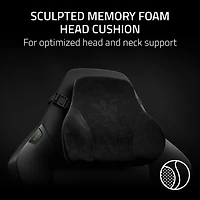 Fauteuil de jeu ergonomique en cuir EPU Iskur V2 NewGen de Razer - Noir