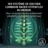 Fauteuil de jeu ergonomique en cuir EPU Iskur V2 NewGen de Razer - Noir