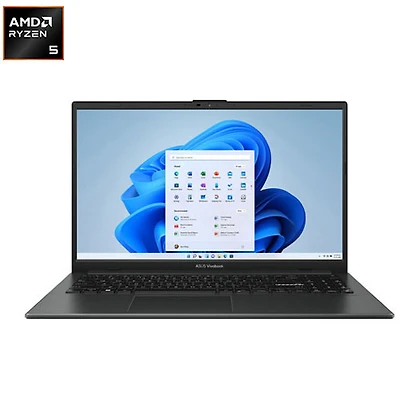 Portable 15,6 po Vivobook Go 15 d'ASUS - Noir mixte (Ryzen 5 40 d'AMD/RAM 16 Go/SSD 512 Go/Windows 11 Famille)