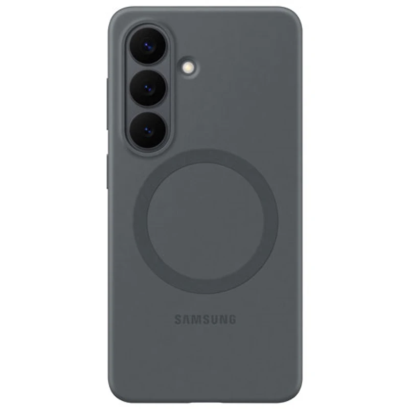 Samsung Silicone Fitted Soft Shell Case with Magnet for Galaxy S26 - Black