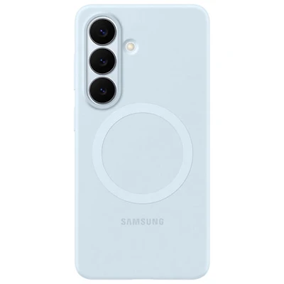 Samsung Silicone Fitted Soft Shell Case with Magnet for Galaxy S26 - Light Blue
