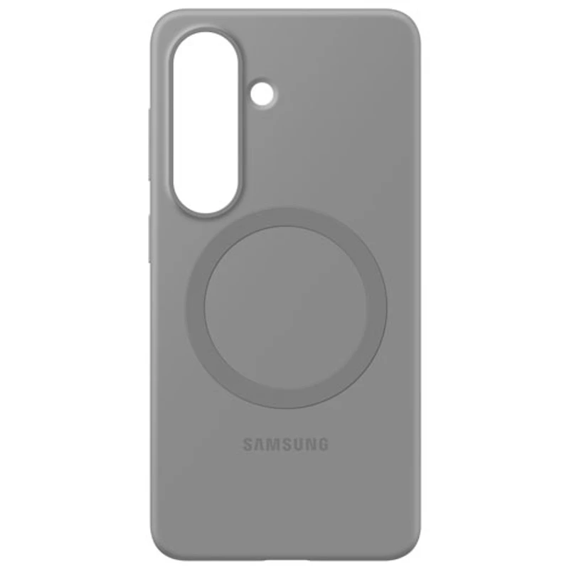 Samsung Silicone Fitted Soft Shell Case with Magnet for Galaxy S26 - Grey