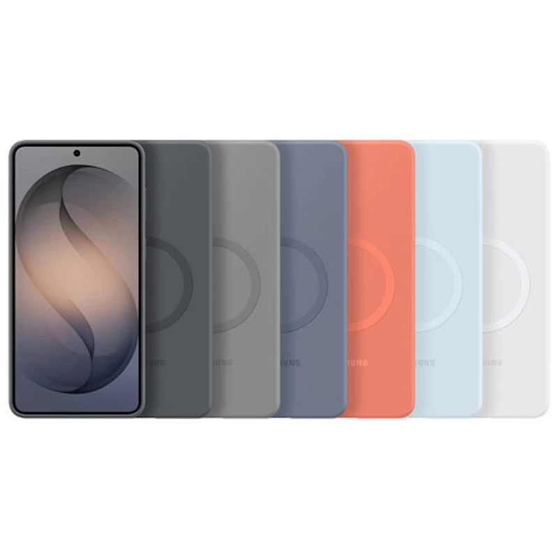 Étui souple ajusté en silicone avec aimant pour Galaxy S26+ (Plus) de Samsung - Noir