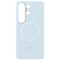 Étui souple ajusté en silicone avec aimant pour Galaxy S26 Ultra de Samsung - Bleu pâle