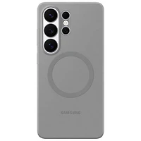 Samsung Silicone Fitted Soft Shell Case with Magnet for Galaxy S26 Ultra - Grey