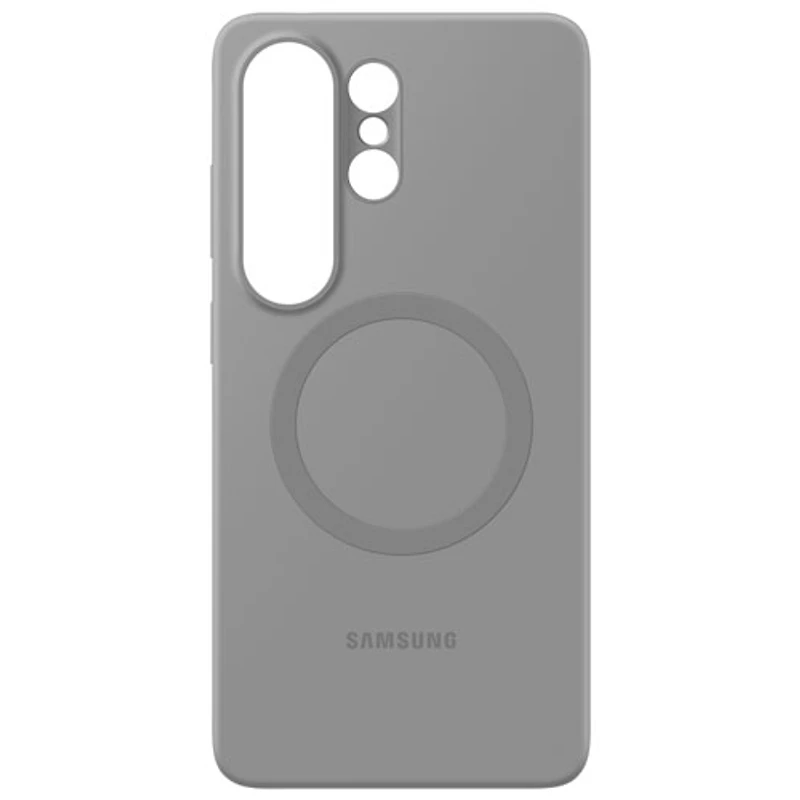 Samsung Silicone Fitted Soft Shell Case with Magnet for Galaxy S26 Ultra - Grey