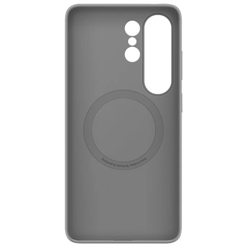Samsung Silicone Fitted Soft Shell Case with Magnet for Galaxy S26 Ultra - Grey