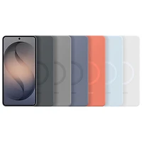 Samsung Silicone Fitted Soft Shell Case with Magnet for Galaxy S26 Ultra - Grey