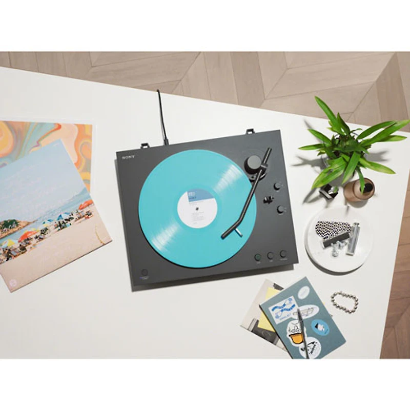 Tourne-disque USB Bluetooth à courroie PSLX3BT de Sony