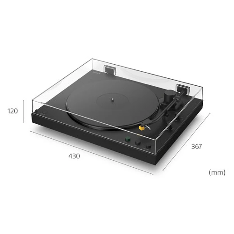 Tourne-disque USB Bluetooth à courroie PSLX5BT de Sony