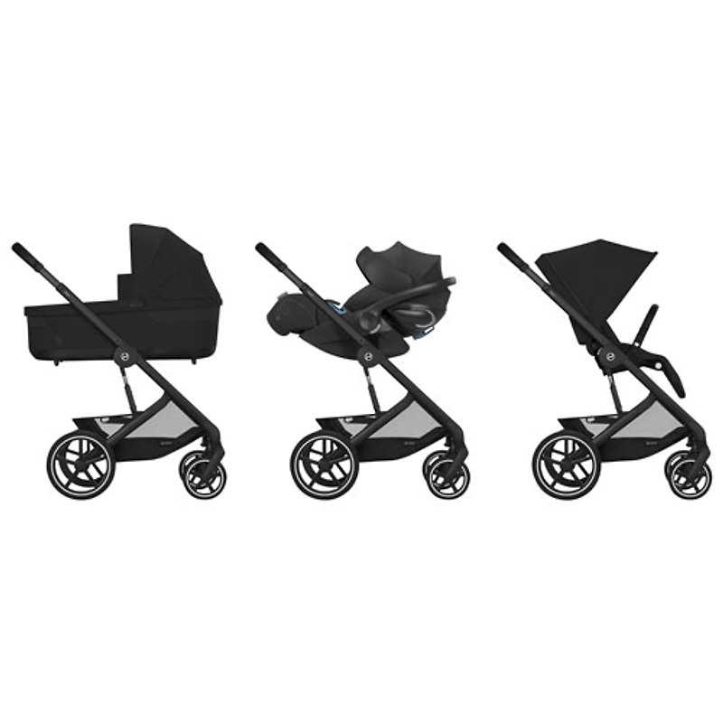 Cybex Balios S Lux Full-Size Stroller - Moon Black